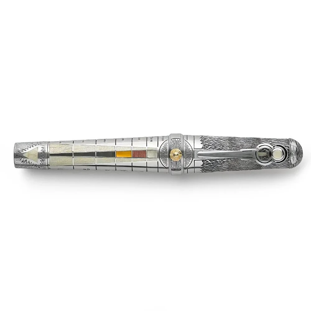 Montegrappa Alchemist Silver Air Medium Nib Fountain Pen 0050